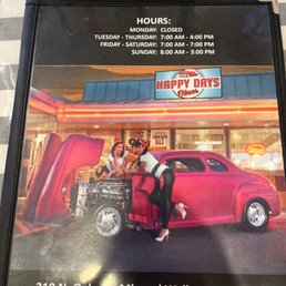 Hours and days. Open every day except Mondays. Hours and days. Open every day except Mondays.