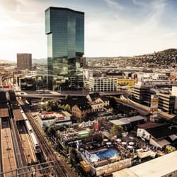 Best of Switzerland Tours  - The Prime Tower -  one of many  highlights in the trendy, up-and-coming district of Zürich West. © Zurich Tourism