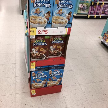 Walgreens - a display of cereal krispies - Cosmetics & Beauty Supply Near Me - Clovis, California