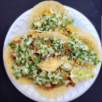 Calaca Mexican food - two tacos on a plate - Caterers Near Me - Lynwood, California Calaca Mexican food - two tacos on a plate - Caterers Near Me - Lynwood, California