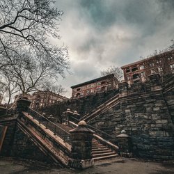 Morningside Park - Spooky winter view