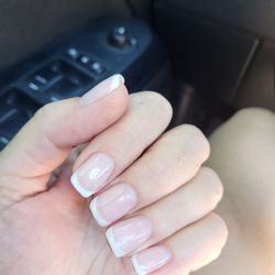Nail Club Spa - They look like they are just my nails, not thick.