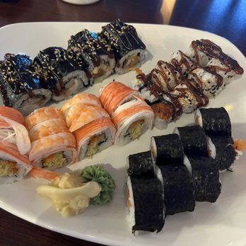 Sushi Siam - Four sushi rolls - Sushi Bars Near Me - Wake Forest, North Carolina