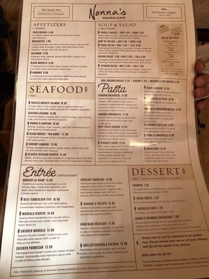 Menu photo 5 Nonna's Springfield, MO