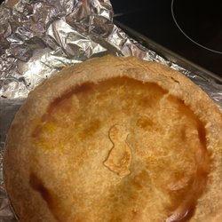 Mawmaw's Chicken Pies - Chicken Pie- no veggie version- looks delicious and look at the cute little chicken on the crust!