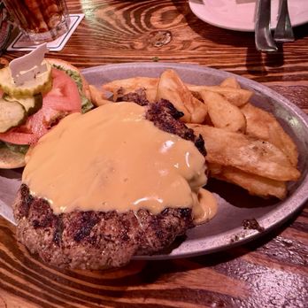 McGuire's Irish Pub - Beer burger. Outstanding and huge! - Irish Pub Near Me - Destin, Florida