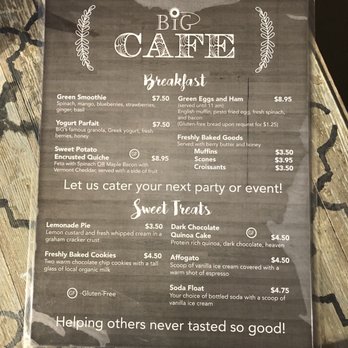 The BiG Cafe - Breakfast and dessert menu - Cafes Near Me - Georgetown, Texas The BiG Cafe - Breakfast and dessert menu - Cafes Near Me - Georgetown, Texas