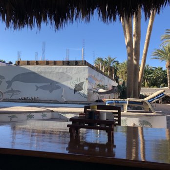 El Tiburon Casitas - Poolside view from palapa - Hotels Near Me - Loreto, BCN El Tiburon Casitas - Poolside view from palapa - Hotels Near Me - Loreto, BCN