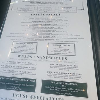 Original Joe's - Menu - Italian Near Me - Walnut Creek, California