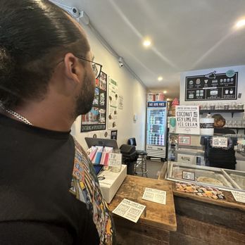 Tipsy Scoop - Back room menu and counter - Ice Cream & Frozen Yogurt Near Me - New York, New York