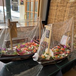 Nagoya Sushi - We got sashimi boat for wedding.