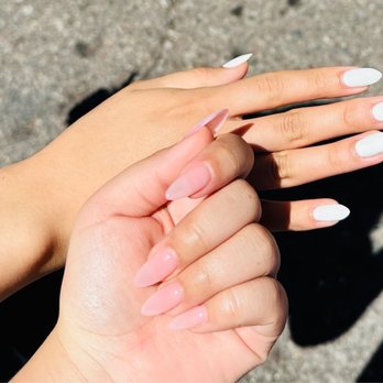 OMG! Nail Bar - White Gel X and Mixed clear pink Gel X - Nail Salons Near Me - Tempe, Arizona OMG! Nail Bar - White Gel X and Mixed clear pink Gel X - Nail Salons Near Me - Tempe, Arizona