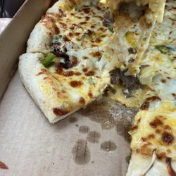 Casey's - The manager tried to tell me that this isn't a soggy nasty pizza and refused to remake it