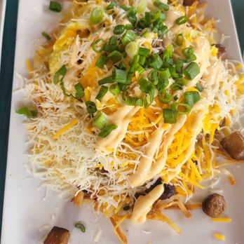 The Pan - Loaded hash brown - Pizza Near Me - Gardena, California The Pan - Loaded hash brown - Pizza Near Me - Gardena, California