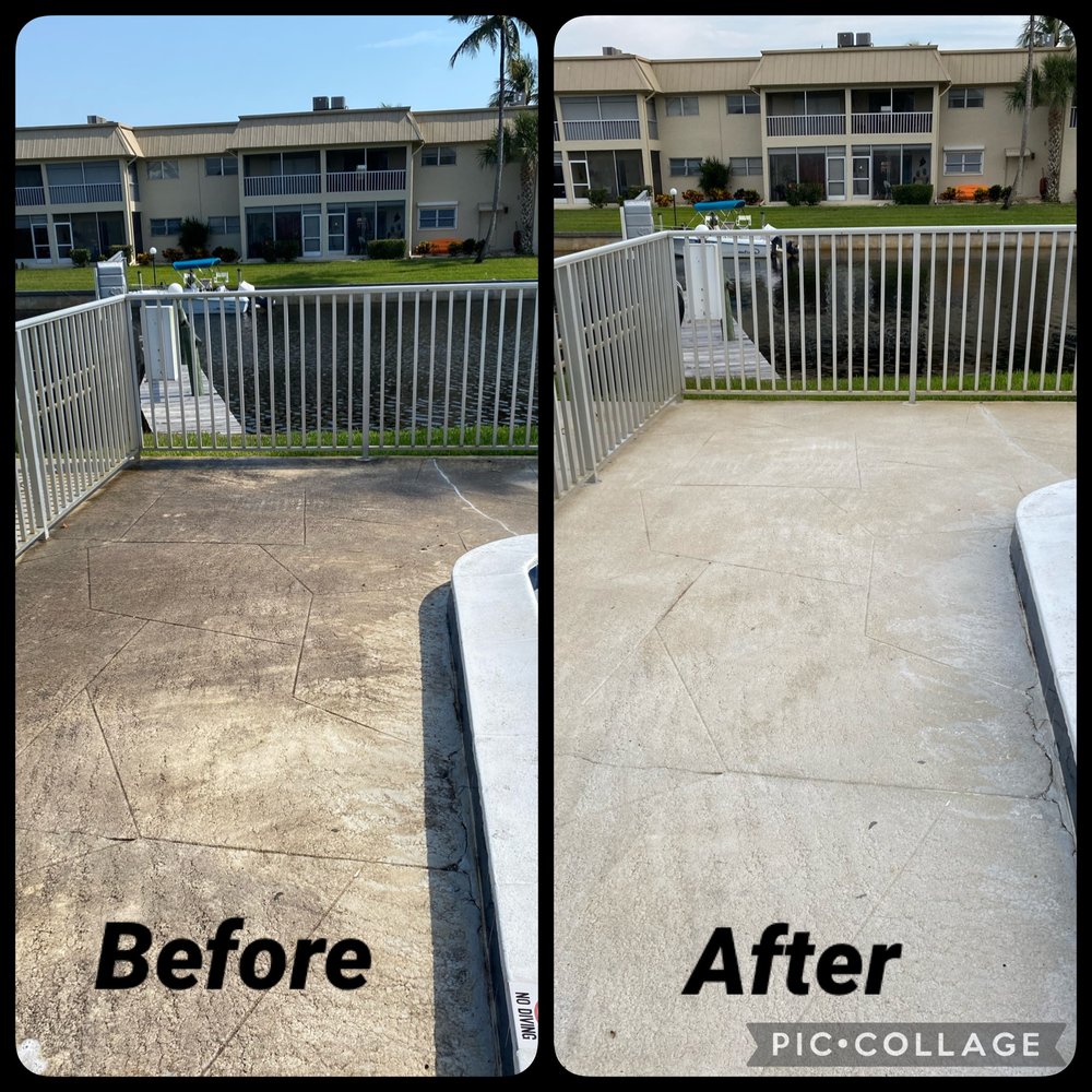 Slide of Fresh Finish Pressure Washing
