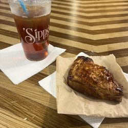 Heavenly turkey croissant and fall tea