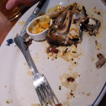 Buck & Rider — Gilbert / East Valley - The aftermath of hubby's dinner - Seafood Near Me - Gilbert, Arizona