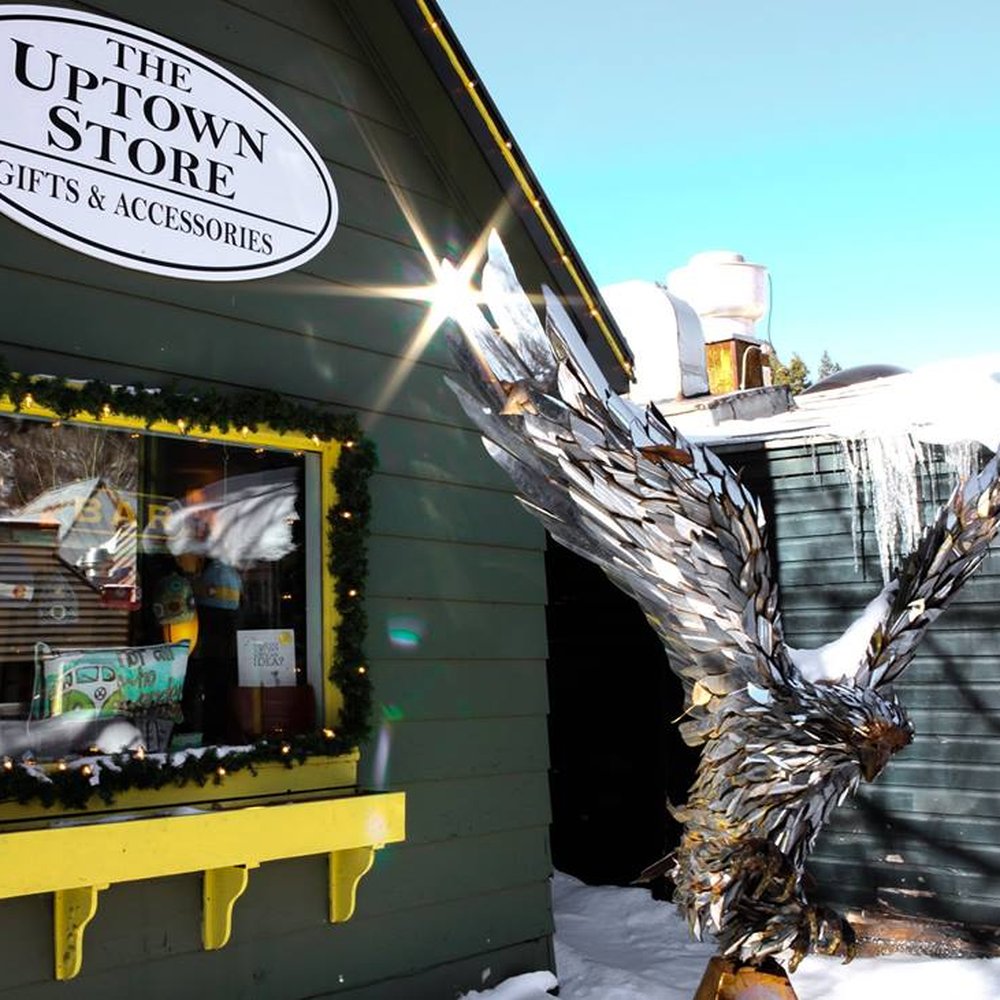 Uptown Store - Eagle and Horse Chrome Sculptures - Gift Shops Near Me - Minturn, Colorado Uptown Store - Eagle and Horse Chrome Sculptures - Gift Shops Near Me - Minturn, Colorado