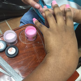 Majestic Nails - The process for sns nails. It was my first time! - Nail Salons Near Me - Lithonia, Georgia Majestic Nails - The process for sns nails. It was my first time! - Nail Salons Near Me - Lithonia, Georgia