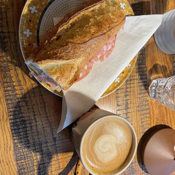 Crispy Heaven Bakery - 9" Butter and Salami Baguette - Bakeries Near Me - New York, New York