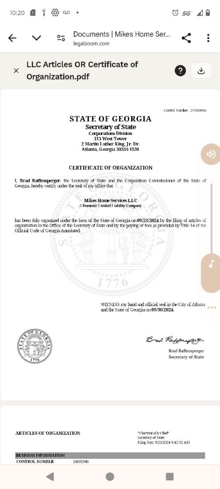 Slide of Mikes Home Services