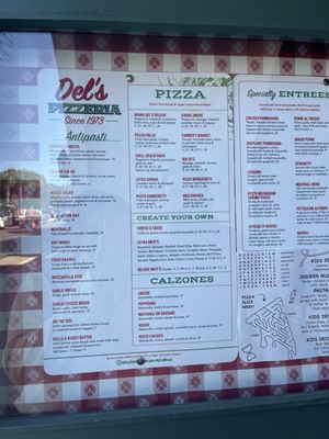 Menu photo 8 Del's Pizzeria Pismo Beach, CA Menu photo 8 Del's Pizzeria Pismo Beach, CA