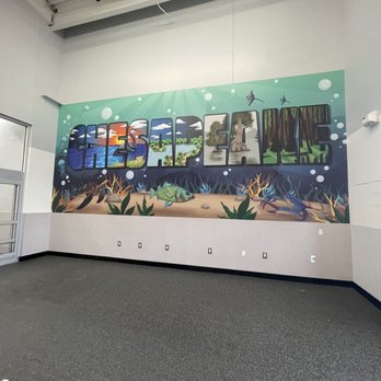 Walmart Supercenter - a large mural of a city - Grocery Near Me - Chesapeake, Virginia Walmart Supercenter - a large mural of a city - Grocery Near Me - Chesapeake, Virginia