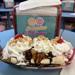 Sunshine And Lollipops - Yum! What a fun place! So many yummy choices of candy and ice cream! The service was awesome and ladies working were so great helping us.