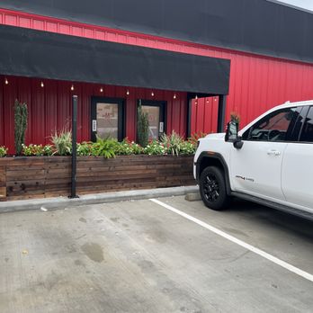 The Burger Joint - Restrooms on side of building - Burgers Near Me - Houston, Texas The Burger Joint - Restrooms on side of building - Burgers Near Me - Houston, Texas