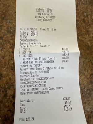 Colonial Diner by null