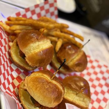 Alpha Charlie's Tap & Tavern - Buffalo chicken sliders.  Super decent paired with fries! - Sports Bars Near Me - Centennial, Colorado