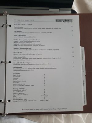 Menu photo 6 Blue Pointe Grille Watkins Glen, NY