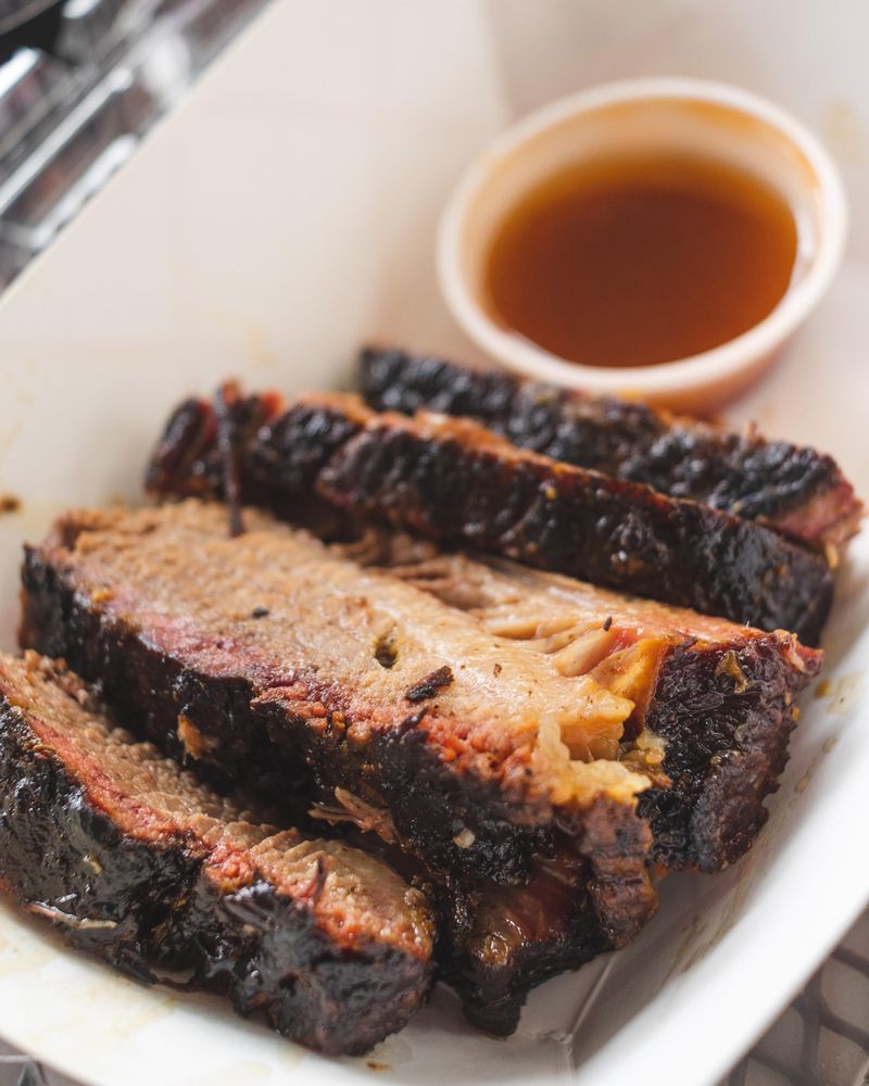 Food from Mac's Wood Fired BBQ