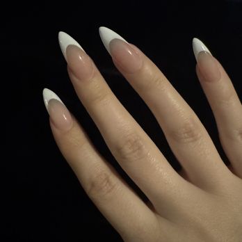 Golden Nails & Spa - French tips done by Lilo. Very clean lines and looks very pretty and natural with the colors she picked. - Nail Salons Near Me - San Pablo, California Golden Nails & Spa - French tips done by Lilo. Very clean lines and looks very pretty and natural with the colors she picked. - Nail Salons Near Me - San Pablo, California