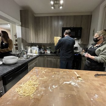 Cozymeal - His kitchen .. we had 7 people in our class - Cooking Classes Near Me - New York, New York Cozymeal - His kitchen .. we had 7 people in our class - Cooking Classes Near Me - New York, New York