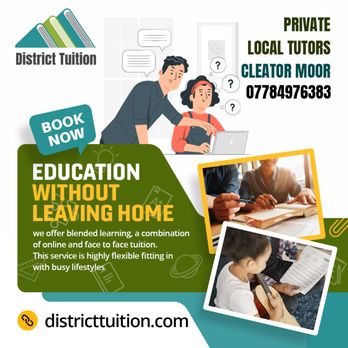 District Tuition - Private Tutors Near Me - Cleator Moor, CMA