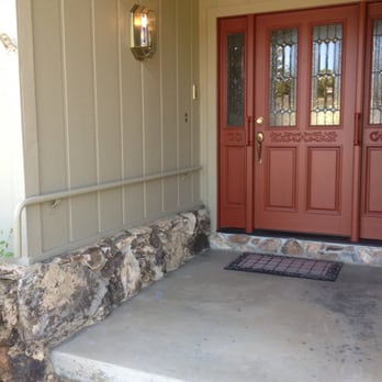 Accessible Home Renovations - the front door and steps leading to the front door - General Contractors Near Me Accessible Home Renovations - the front door and steps leading to the front door - General Contractors Near Me