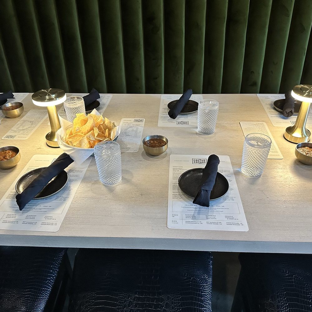 Cactus Canyon - Private Dining Room set up - Tex-Mex Near Me - Argyle, Texas