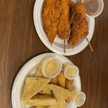 Angel's Thai Cafe - two plates of food - Thai Near Me - Grand Rapids, Michigan