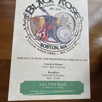 The Black Rose - American Near Me - Boston, Massachusetts