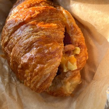 Roggenart European Bakery, Bistro & Cafe - Bacon, egg, and cheese croissant - Breakfast & Brunch Near Me - Ellicott City, Maryland