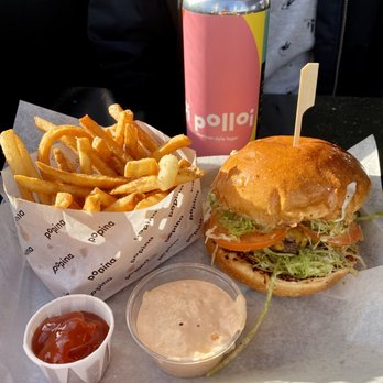 Popina Canteen - Cheeseburger (special sauce on side) and fries - Burgers Near Me - Vancouver, British Columbia Popina Canteen - Cheeseburger (special sauce on side) and fries - Burgers Near Me - Vancouver, British Columbia