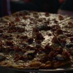 Pepperoni and sausage pizza!