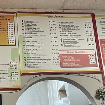 Fajita Taco Place - Menu - Mexican Near Me - San Antonio, Texas