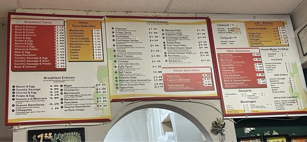 Menu photo 1 Fajita Taco Place San Antonio, TX