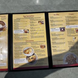 Inside of menu Inside of menu