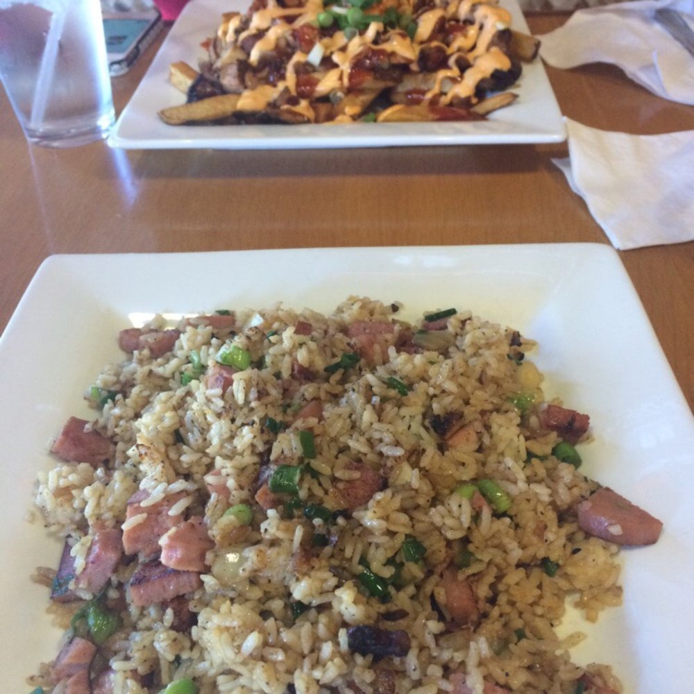 Guahan Grill - Guam Bomb and Chamorro Fried Rice with Spam - no eggs - Barbeque Near Me - Oceanside, California