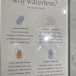 Their waterless policy that no one mentioned on the phone. Their waterless policy that no one mentioned on the phone.