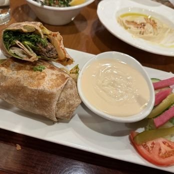 Mazaya Cafe - Kefta Kebab Wrap - Mediterranean Near Me - Albuquerque, New Mexico