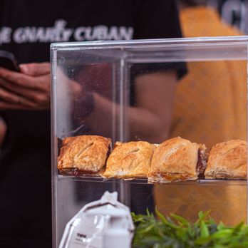 The Gnarly Cuban - a display of pastries - Cuban Near Me